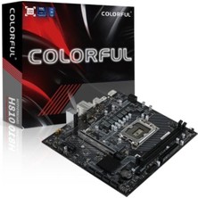 Şanal Colorful H810M-T V20 Intel H810 Ddr5 6400MHZ Matx Gaming (Oyuncu) Anakart