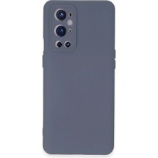 Techora Sale One Plus 9 Pro Kılıf Nano Içi Kadife Silikon - Gri