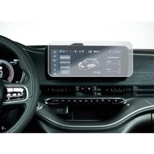 aklow akyoleticaret Fiat 500E Elektrikli 10.25 Inç ile Uyumlu Mat Multimedya Ekran Koruyucu