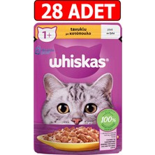 Whiskas Tavuklu Kedi Konserve 85 gr 28 Adet Pouch