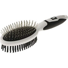 aklow akyoleticaret Gro 5763 Premium Çift Taraflı Tüy Fırçası; M, White, Premium Combination