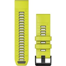 aklow akyoleticaret Garmin Quickfit Uyumlu 20 mm Siyah/çakıl Grisi Silikon Bant