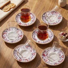 Şanal Sandro Moreno 1898 Mistik Gold 12 Parça 6 Kişilik Çay Takımı 150 ml