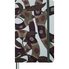 aklow akyoleticaret Özel Seri Snake Leaves Çizgili Defter L Boy