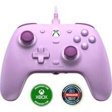 aklow akyoleticaret Xbox Series X, S, Xbox One ve Windows 10/11 Için G7 Se Kablolu Oyun Kumandası, Hall Efektli Joysticks/hall Trigger, 3,5 mm Ses Jakı - Lila