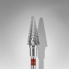 aklow akyoleticaret Sol El Için Çelik Freze Ucu, Konik, Kırmızı, FT73R060/14