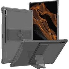 aklow akyoleticaret Kapak, Mobaxaksesuar Samsung Galaxy Tab S10 FE/S10/S9 Fe/s9/s7-S8 ile Uyumlu Kılıf Darbelere Dayanıklı Şeffaf (12.4inçdeğildir) Siyah