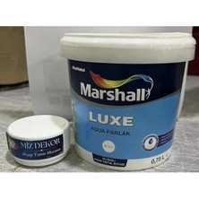 aklow akyoleticaret Mutfak Dolap Fayans Tezgah Boyama Seti Tamir Macun Hediyeli 0,75 L Beyaz