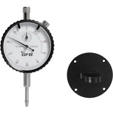 aklow akyoleticaret Mekanik Analog Ibreli Kulaklı Komparatör Saati 0.1 Mm-10 mm Mekanik Kadranlı Çevrimli Ölçüm Ayaksız