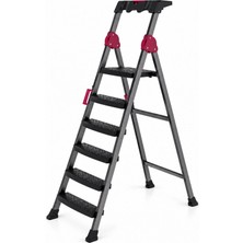 Marsilyan 5+1 Basamaklı Metal Merdiven 150KG.TAŞIMA (4887)