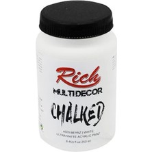 aklow akyoleticaret Multi Decor Chalked 250 cc Beyaz