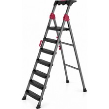 Marsilyan 6+1 Basamaklı Metal Merdiven 150KG.TAŞIMA (4887)
