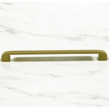 aklow akyoleticaret Zehra Mat Gold Metal Mobilya Mutfak Çekmece Dolap Dolabı Kulbu Kulpu Kulpları, (224 mm - 22.4 Cm)