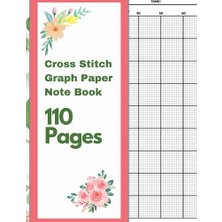 aklow akyoleticaret Cross Stitch Graph Paper Notebook: 10 Squares Per Inch Grid Embroidery & Needlework. Large Print Din A4: 110 Pages With 10 Lines Per Inch Chart For All Your Patterns And Designs