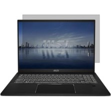 aklow akyoleticaret Msi Summit E16 Flip A13VFT 16 Inç Uyumlu Hayalet Ekran Koruyucu, Anti-Spy Gizlilik, 9h Temperli Nano Kırılmaz Esnek Cam 16:10