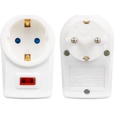 aklow akyoleticaret Çocuk Korumalı 220 V 16A Akım Korumalı Tekli Priz