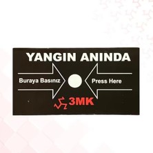 aklow akyoleticaret 10 Adetli Yangın Ihbar Butonu Yedek Camı, Yedek Cam, Buton Camı