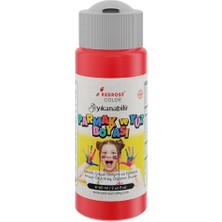 aklow akyoleticaret Kırmızı Parmak Boyası, 60 ml