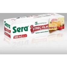aklow akyoleticaret Sera Streç Film 300 Metre x 30 Cm; 8 Micron, Kayar Kesme Bıçağı Hediyeli