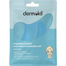 Dermokil Yaşlanma Karşıtı Kolajen Hyalüronik Asit Hidrojel Göz Altı Patch 7 G