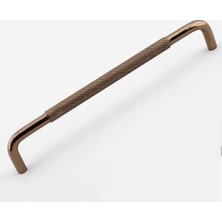 aklow akyoleticaret Tırtıklı Bronz Metal Kulp 224 mm 22.4 Cm, Modern Mobilya ve Mutfak Dolabı Kulpu