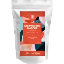 aklow akyoleticaret Strawberry Matcha - Çilek Aromalı Matcha, 100 G
