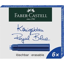 aklow akyoleticaret Dk Dolma Kalem Kartuşu, Royal Mavi, 6'lı