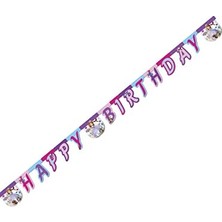 aklow akyoleticaret TM-PRT-0092 Sofia Deniz Incisi Happy Birthday Harf Afişi