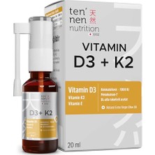 aklow akyoleticaret Vitamin D3 K2 1000 Iu, Zeytinyağı Sayesinde Yüksek Emilim, Vitamin E, 20 ml