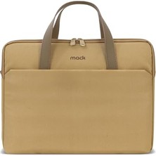 aklow akyoleticaret MCE-1513 Nova Eco Çevre Dostu Laptop Çantası, 15.6 Inç, Ykk Fermuarlı, Camel