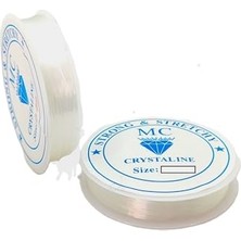 aklow akyoleticaret 0,2-0,4 mm Şeffaf Düz Misina Ip (60 Metre) (0.40 Mm)