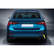 aklow akyoleticaret Skoda Octavia 4 Sedan 2021-2024 Uyumlu Sağ Arka Tampon Reflektörü, 5E7945106