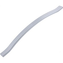 aklow akyoleticaret Gümüş Metal 256 mm Paslanmaz Akasya Krom Çizgili Mobilya Kulpu Vida Aralığı Sağlam Kulpları Kulbu