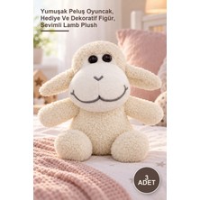 Yenilig 3 Adet Peluş Kuzu – Yumuşak Peluş Oyuncak, Hediye ve Dekoratif Figür, Sevimli Lamb Plush