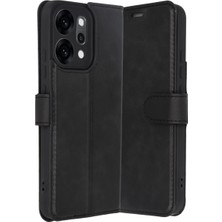 Northcity Oppo Reno 14 Uyumlu Trend S Plus Kapaklı Kılıf - Siyah