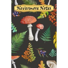 aklow akyoleticaret Nevermore Notları: Sonbahar Yapraklı Vintage Mantarlı Illüstrasyonlu Botanik Günlük