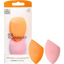 aklow akyoleticaret Beauty Makyaj Blender Miracle Complexion ve Makyaj Gücü Sünger Seti; cc Krem Vakfı Için, Turuncu ve Pembe, Makyaj Karıştırma ve Uygulama Için, 2 Sayılı