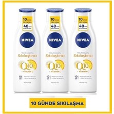 aklow akyoleticaret Sıkılaştırıcı Vücut Losyonu (Q10 +Vitamin C) Normal Cilt 250 ml x 3 Adet