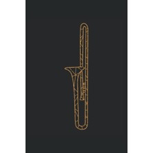 aklow akyoleticaret Trompetçi Pirinç Trompet Günlüğü, A5 6x9 Pouces, 120 Pages, Noktalı Planlayıcı Defter