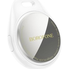 aklow akyoleticaret Borofone Tag Akıllı Takip Cihazı; Apple Find My ile Uyumlu, Anahtar, Çanta, Evcil Hayvan, Değerli Eşya Için Kayıp Önleyici, Uzun Ömürlü Pil, Iphone 6s ve Sonrası ile Uyumlu, BC100 Beyaz (1)