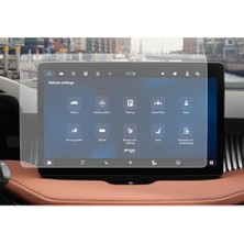 aklow akyoleticaret Skoda Superb 13 Inç Multimedya Ekranına Uygun Şeffaf Mat Koruyucu