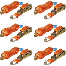 aklow akyoleticaret Safeset Sg-27 25 mm 1 Inç Spanzet 4 mt 400-800 kg Kaldırma 6 mm Çift J Kanca 1.1 Yük Gerdirme Halatı