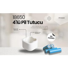 aklow akyoleticaret 18650 Punta Kaynak Pil Tutucu Fikstür 4'lü