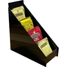 aklow akyoleticaret Poşey Çay Düzenleme Standı (Siyah)