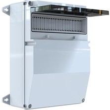 aklow akyoleticaret Kombinasyon Kutu 15 Sigorta Kapasiteli IP44 30 x 40 x 14.6 cm Poli K-30