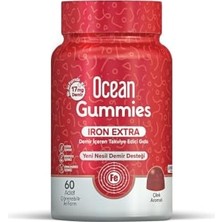 aklow akyoleticaret Gummies Iron Extra 17 Mg Çiğnenebilir Jel Form