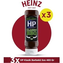 aklow akyoleticaret Hp Klasik Woodsmoke Barbekü Sos 465 G - 3'lü Paket