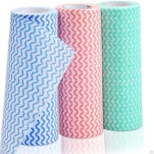 aklow akyoleticaret Iz Bırakmayan Özel Dokulu Temizlik ve Toz Bezi, 25 cm *30 Cm, Kare Form, Tüm Yüzeyler Için Uygun, 50 Parça