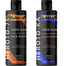 aklow akyoleticaret 2'li Ince Kalın Pasta Set, 2X250 ml