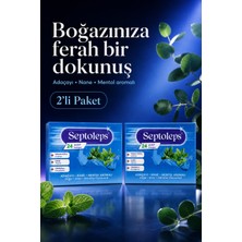 Septoleps Adaçayı-Nane-Mentol Aromalı 24 Pastil-Takviye Edici Gıda 2'li Paket